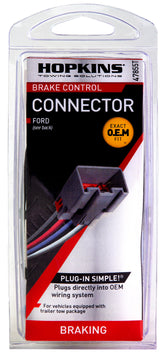 Hopkins 47855T Plug-In Simple Brake Control Connector for Ford F250 & F350 (2008-2011)